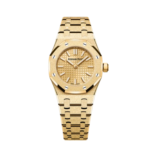 Royal Oak Mini Frosted Gold Quartz 67630BA